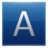 Letter A blue Icon